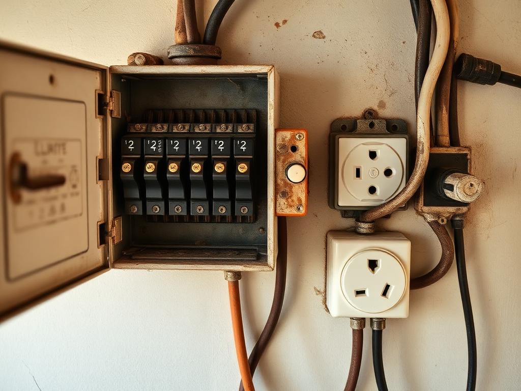 Diagnostic électrique — ancienne installation non conforme