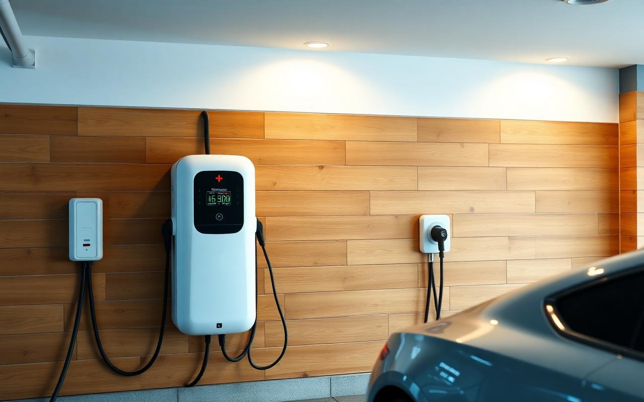 Borne 7,4 kW en maison individuelle